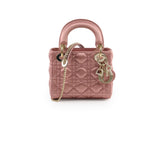 Christian Dior Mini Lady Dior Satin Pink